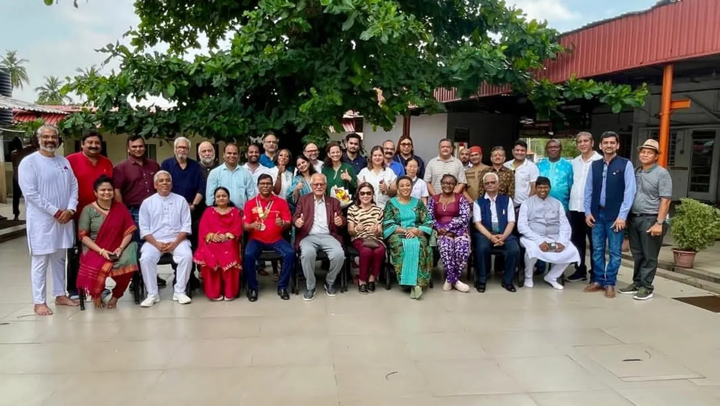Members of the Rotary Club of Lagos - Palm Grove Estate gathered for a club photograph.